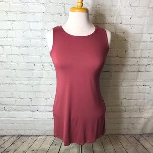LOGO layers by Lori Goldstein rose tank